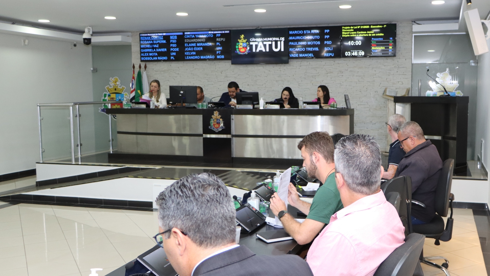 DOIS PROJETOS DE LEI DO EXECUTIVO SÃO APROVADOS EM SESSÃO EXTRAORDINÁRIA