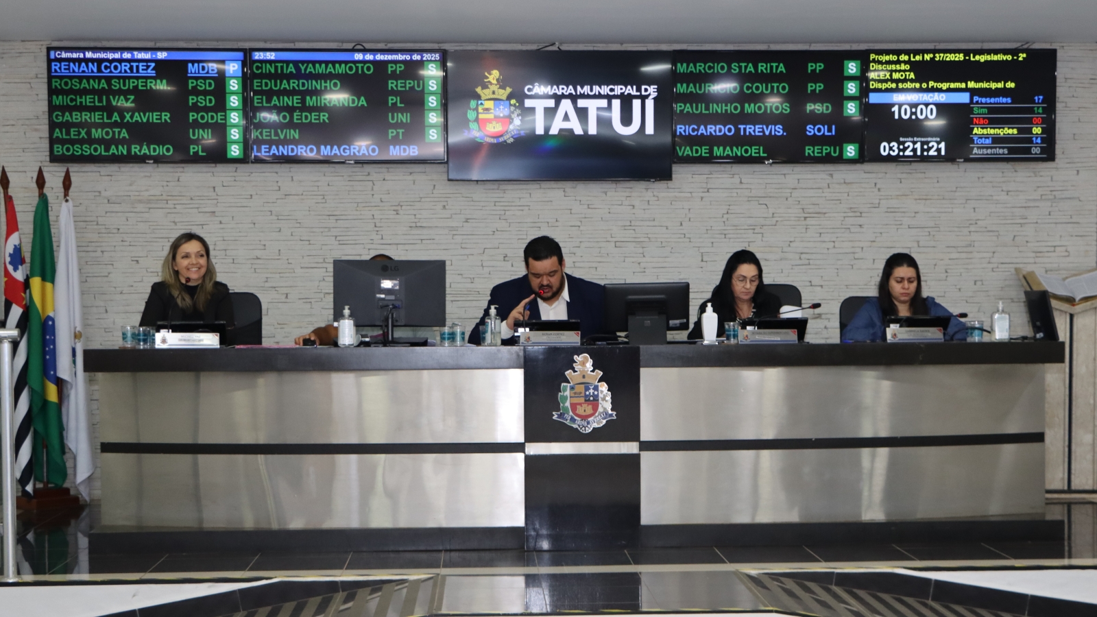 EM SESSÃO EXTRAORDINÁRIA SÃO APROVADOS 28 PROJETOS NA CÂMARA DE TATUÍ