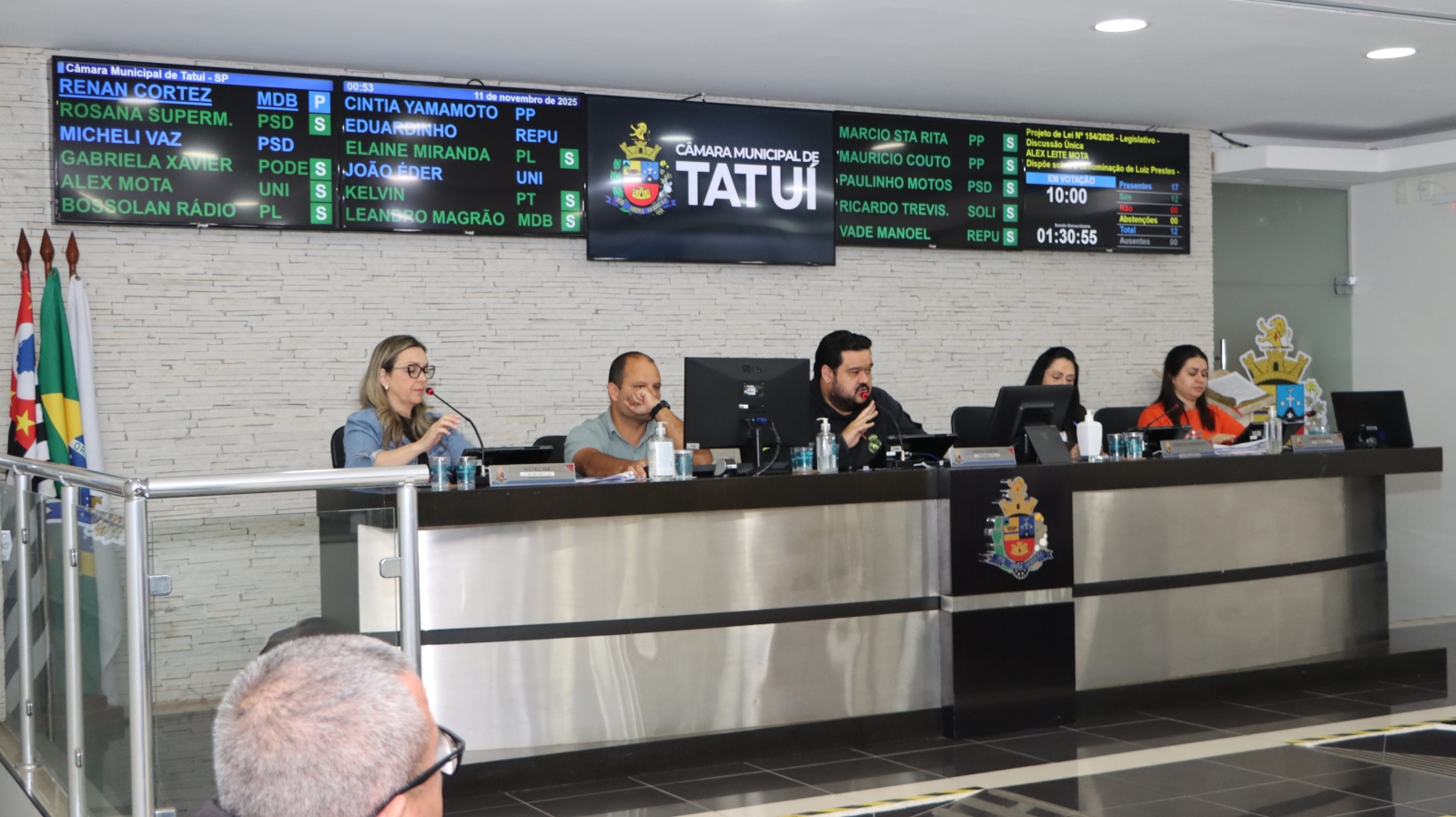 CÂMARA DE TATUÍ VOTA 10 PROJETOS DENOMINATIVOS EM SESSÃO EXTRAORDINÁRIA