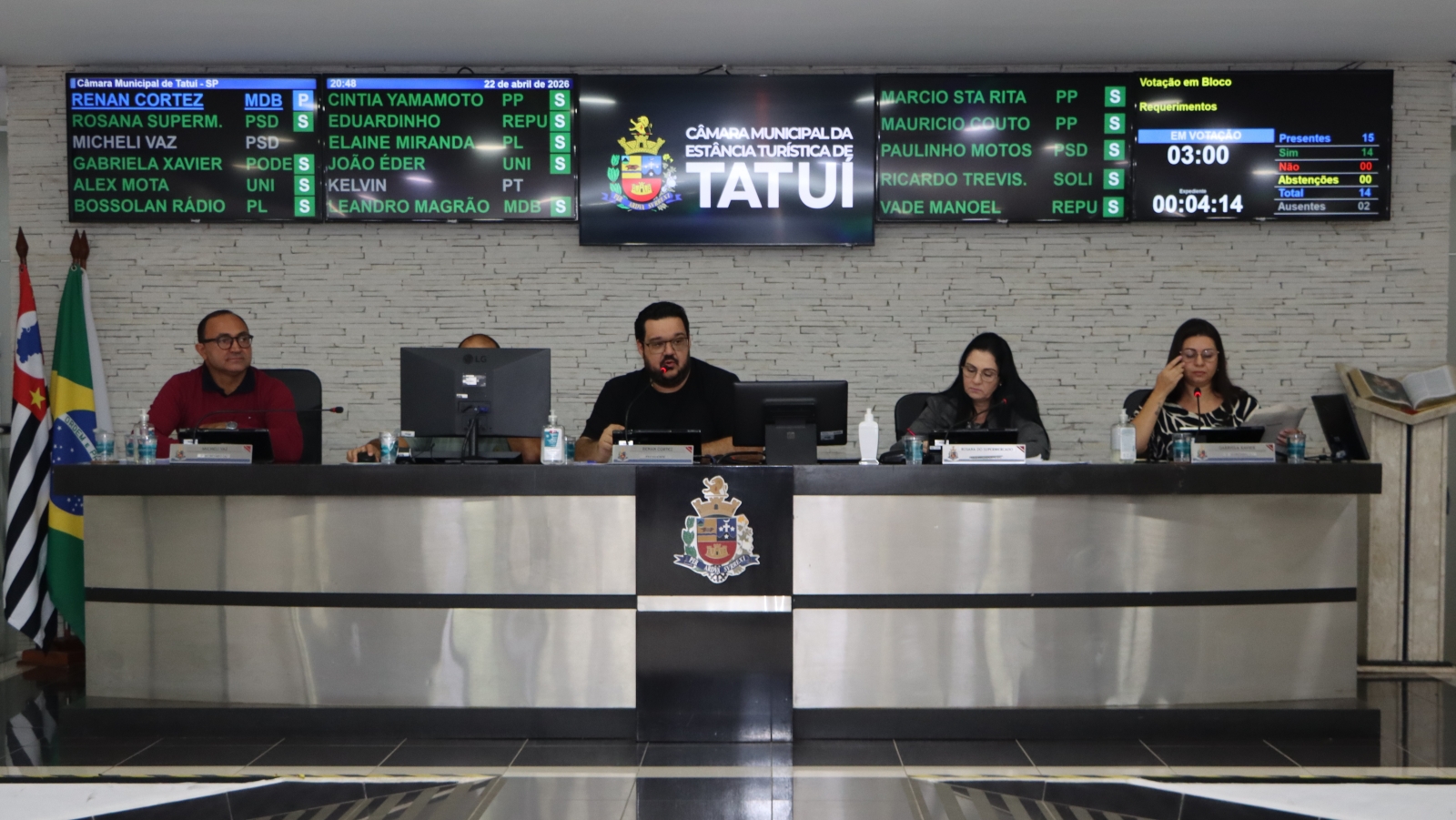 CINCO NOVOS PROJETOS SÃO APRESENTADOS EM SESSÃO ORDINÁRIA