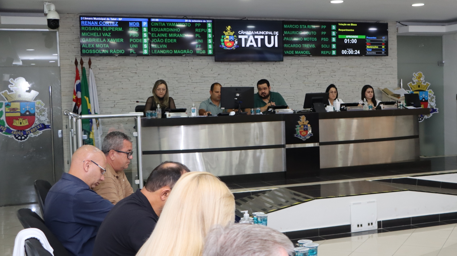 VEREADORES APROVAM 69 REQUERIMENTOS COM QUESTIONAMENTOS À PREFEITURA DE TATUÍ